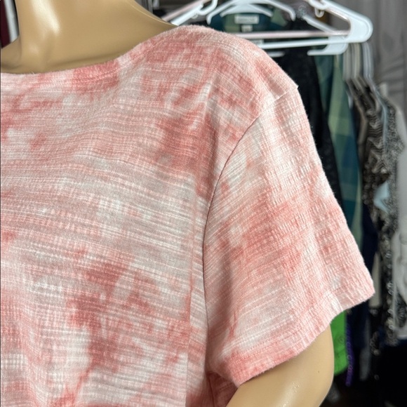 Hope & Harlow Pink Tie-Dye Women's Top size XL - Picture 5 of 6